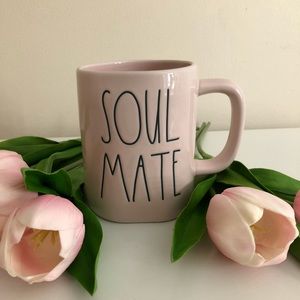 NEW! Rae Dunn mug “Soul Mate” light pink